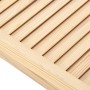 Slatted wardrobe doors 4 pcs pine wood 61.5x49.4 cm by vidaXL, cabinet doors - Ref: Foro24-151120, Price: 76,51 €, Discount: %