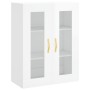 Tall white glossy plywood sideboard 69.5x34x180 cm by vidaXL, Sideboards - Ref: Foro24-3198387, Price: 199,52 €, Discount: %