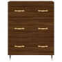 Aparador alto madera contrachapada marrón roble 69,5x34x180 cm de vidaXL, Aparadores - Ref: Foro24-3198392, Precio: 170,99 €,...