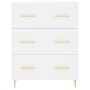 Tall white plywood sideboard 69.5x34x180 cm by vidaXL, Sideboards - Ref: Foro24-3198393, Price: 202,76 €, Discount: %