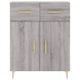 Aparador alto madera contrachapada gris sonoma 69,5x34x180 cm de vidaXL, Aparadores - Ref: Foro24-3199871, Precio: 146,31 €, ...