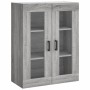 Aparador alto madera contrachapada gris sonoma 69,5x34x180 cm de vidaXL, Aparadores - Ref: Foro24-3198407, Precio: 182,30 €, ...