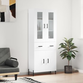 Tall white plywood sideboard 69.5x34x180 cm by vidaXL, Sideboards - Ref: Foro24-3198537, Price: 182,96 €, Discount: %