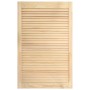 Closet door with 2 slat panels, made of pine wood, 99.3x59.4 cm by vidaXL, cabinet doors - Ref: Foro24-151140, Price: 79,64 €...