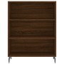 Aparador alto madera contrachapada marrón roble 69,5x34x180 cm de vidaXL, Aparadores - Ref: Foro24-3198744, Precio: 137,37 €,...