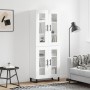 Tall white plywood sideboard 69.5x34x180 cm by vidaXL, Sideboards - Ref: Foro24-3198297, Price: 182,17 €, Discount: %