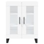 Hohes weißes Sperrholz-Sideboard 69,5 x 34 x 180 cm von vidaXL, Sideboards - Ref: Foro24-3198297, Preis: 182,17 €, Rabatt: %