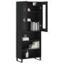 Aparador alto madera contrachapada negro 69,5x34x180 cm de vidaXL, Aparadores - Ref: Foro24-3198746, Precio: 147,02 €, Descue...