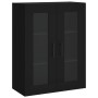 Aparador alto madera contrachapada negro 69,5x34x180 cm de vidaXL, Aparadores - Ref: Foro24-3198746, Precio: 147,02 €, Descue...