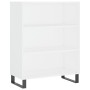 Tall white plywood sideboard 69.5x34x180 cm by vidaXL, Sideboards - Ref: Foro24-3198745, Price: 158,99 €, Discount: %