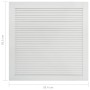 Shutter doors 4 pcs solid white pine wood 39.5x39.4 cm by vidaXL, cabinet doors - Ref: Foro24-151144, Price: 66,67 €, Discoun...