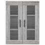 Aparador alto madera contrachapada gris sonoma 69,5x34x180 cm de vidaXL, Aparadores - Ref: Foro24-3198751, Precio: 153,99 €, ...