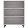 Aparador alto madera contrachapada gris sonoma 69,5x34x180 cm de vidaXL, Aparadores - Ref: Foro24-3198751, Precio: 153,99 €, ...