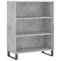 Aparador alto madera contrachapada gris hormigón 69,5x34x180 cm de vidaXL, Aparadores - Ref: Foro24-3198749, Precio: 144,82 €...