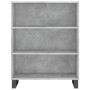 Aparador alto madera contrachapada gris hormigón 69,5x34x180 cm de vidaXL, Aparadores - Ref: Foro24-3198749, Precio: 144,82 €...