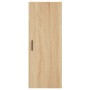 Aparador de madera contrachapada roble Sonoma 34,5x34x180 cm de vidaXL, Aparadores - Ref: Foro24-3198996, Precio: 98,20 €, De...