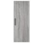 Aparador alto madera contrachapada gris Sonoma 34,5x34x180 cm de vidaXL, Aparadores - Ref: Foro24-3199071, Precio: 102,99 €, ...