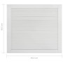 Shutter doors 4 pcs solid white pine wood 39.5x49.4cm by vidaXL, cabinet doors - Ref: Foro24-151147, Price: 83,76 €, Discount: %