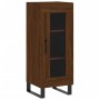 Tall oak brown plywood highboard 34.5x34x180 cm by vidaXL, Sideboards - Ref: Foro24-3199072, Price: 107,99 €, Discount: %