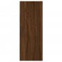 Aparador alto madera contrachapada roble marrón 34,5x34x180 cm de vidaXL, Aparadores - Ref: Foro24-3199072, Precio: 103,30 €,...