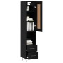 Black plywood sideboard 34.5x34x180 cm by vidaXL, Sideboards - Ref: Foro24-3200290, Price: 101,35 €, Discount: %