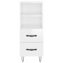 High glossy white plywood sideboard 34.5x34x180 cm by vidaXL, Sideboards - Ref: Foro24-3200291, Price: 107,99 €, Discount: %