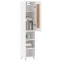 Aparador alto madera contrachapada blanco 34,5x34x180 cm de vidaXL, Aparadores - Ref: Foro24-3200297, Precio: 88,22 €, Descue...