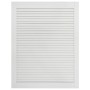 Solid white pine wood shutter door 61.5x39.4cm by vidaXL, cabinet doors - Ref: Foro24-151151, Price: 34,04 €, Discount: %