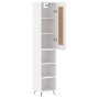 Aparador alto madera contrachapada blanco 34,5x34x180 cm de vidaXL, Aparadores - Ref: Foro24-3200297, Precio: 88,22 €, Descue...