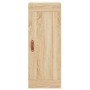 Aparador de madera contrachapada roble Sonoma 34,5x34x180 cm de vidaXL, Aparadores - Ref: Foro24-3200300, Precio: 84,77 €, De...