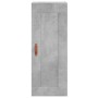 Aparador de madera contrachapada gris hormigón 34,5x34x180 cm de vidaXL, Aparadores - Ref: Foro24-3200301, Precio: 85,40 €, D...