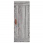 Aparador alto madera contrachapada gris Sonoma 34,5x34x180 cm de vidaXL, Aparadores - Ref: Foro24-3200303, Precio: 88,08 €, D...