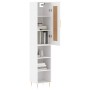 Tall white plywood sideboard 34.5x34x180 cm by vidaXL, Sideboards - Ref: Foro24-3200313, Price: 84,99 €, Discount: %