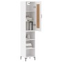 Tall white plywood sideboard 34.5x34x180 cm by vidaXL, Sideboards - Ref: Foro24-3200321, Price: 95,77 €, Discount: %