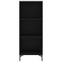 Black plywood sideboard 34.5x34x180 cm by vidaXL, Sideboards - Ref: Foro24-3200322, Price: 90,86 €, Discount: %