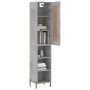 Concrete gray plywood sideboard 34.5x34x180 cm by vidaXL, Sideboards - Ref: Foro24-3200333, Price: 90,28 €, Discount: %