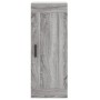 Aparador alto madera contrachapada gris Sonoma 34,5x34x180 cm de vidaXL, Aparadores - Ref: Foro24-3200335, Precio: 93,12 €, D...