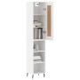 Tall white plywood sideboard 34.5x34x180 cm by vidaXL, Sideboards - Ref: Foro24-3200337, Price: 91,78 €, Discount: %