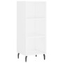 Tall white plywood sideboard 34.5x34x180 cm by vidaXL, Sideboards - Ref: Foro24-3200337, Price: 91,78 €, Discount: %