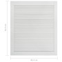 Wardrobe door slats 2 pcs white pine wood 61.5x49.4 cm by vidaXL, cabinet doors - Ref: Foro24-151155, Price: 61,98 €, Discoun...