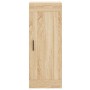 Aparador de madera contrachapada roble Sonoma 34,5x34x180 cm de vidaXL, Aparadores - Ref: Foro24-3200340, Precio: 89,93 €, De...