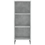 Concrete gray plywood sideboard 34.5x34x180 cm by vidaXL, Sideboards - Ref: Foro24-3200341, Price: 89,75 €, Discount: %