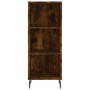 Smoked oak plywood sideboard 34.5x34x180 cm by vidaXL, Sideboards - Ref: Foro24-3200342, Price: 90,15 €, Discount: %