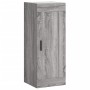 Aparador alto madera contrachapada gris Sonoma 34,5x34x180 cm de vidaXL, Aparadores - Ref: Foro24-3200343, Precio: 92,99 €, D...