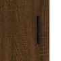 Aparador alto madera contrachapada roble marrón 34,5x34x180 cm de vidaXL, Aparadores - Ref: Foro24-3200344, Precio: 93,42 €, ...