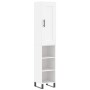 Tall white plywood highboard 34.5x34x180 cm by vidaXL, Sideboards - Ref: Foro24-3200345, Price: 90,99 €, Discount: %