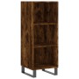 Smoked oak plywood sideboard 34.5x34x180 cm by vidaXL, Sideboards - Ref: Foro24-3200350, Price: 88,67 €, Discount: %