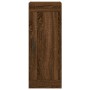 Tall brown oak plywood sideboard 34.5x34x180 cm by vidaXL, Sideboards - Ref: Foro24-3200352, Price: 91,38 €, Discount: %