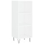 Tall white plywood highboard 34.5x34x180 cm by vidaXL, Sideboards - Ref: Foro24-3200353, Price: 85,86 €, Discount: %