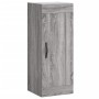 Aparador alto madera contrachapada gris Sonoma 34,5x34x180 cm de vidaXL, Aparadores - Ref: Foro24-3200359, Precio: 84,99 €, D...